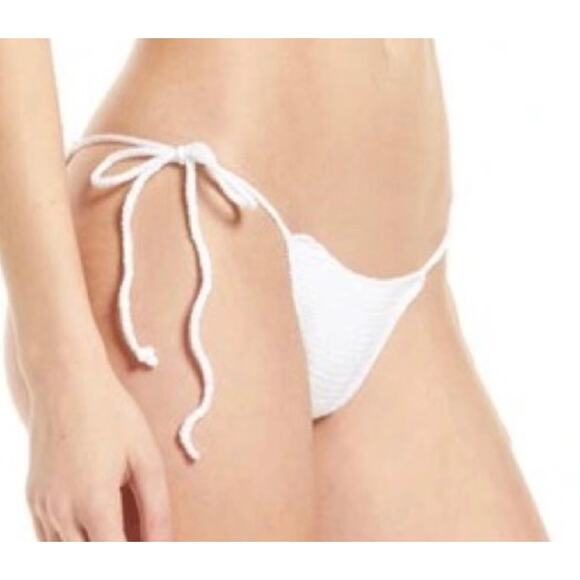 Philosophy Di Lorenzo Serafini Smiley Crochet String Bikini Bottom 2 NWOT - Picture 2 of 4